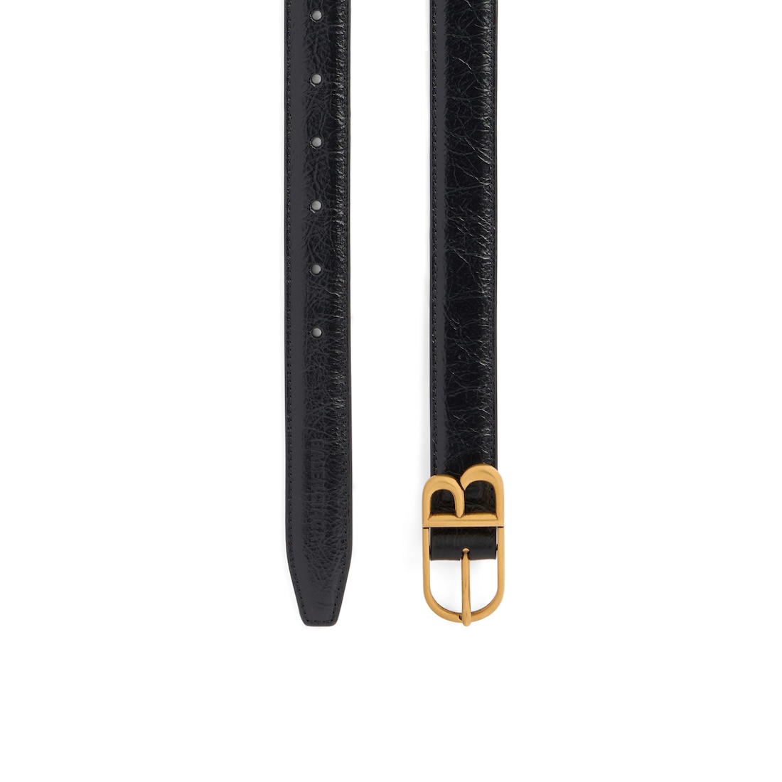 Balenciaga Cinturón Classic B para Mujer en Negro