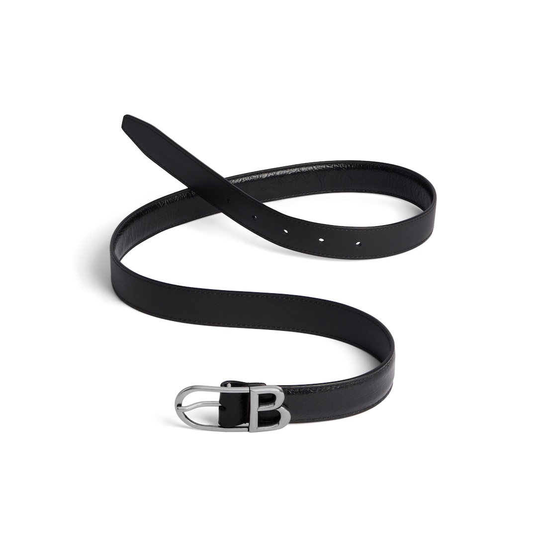 Balenciaga Cinturón Classic B para Mujer en Negro Ofertas especiales