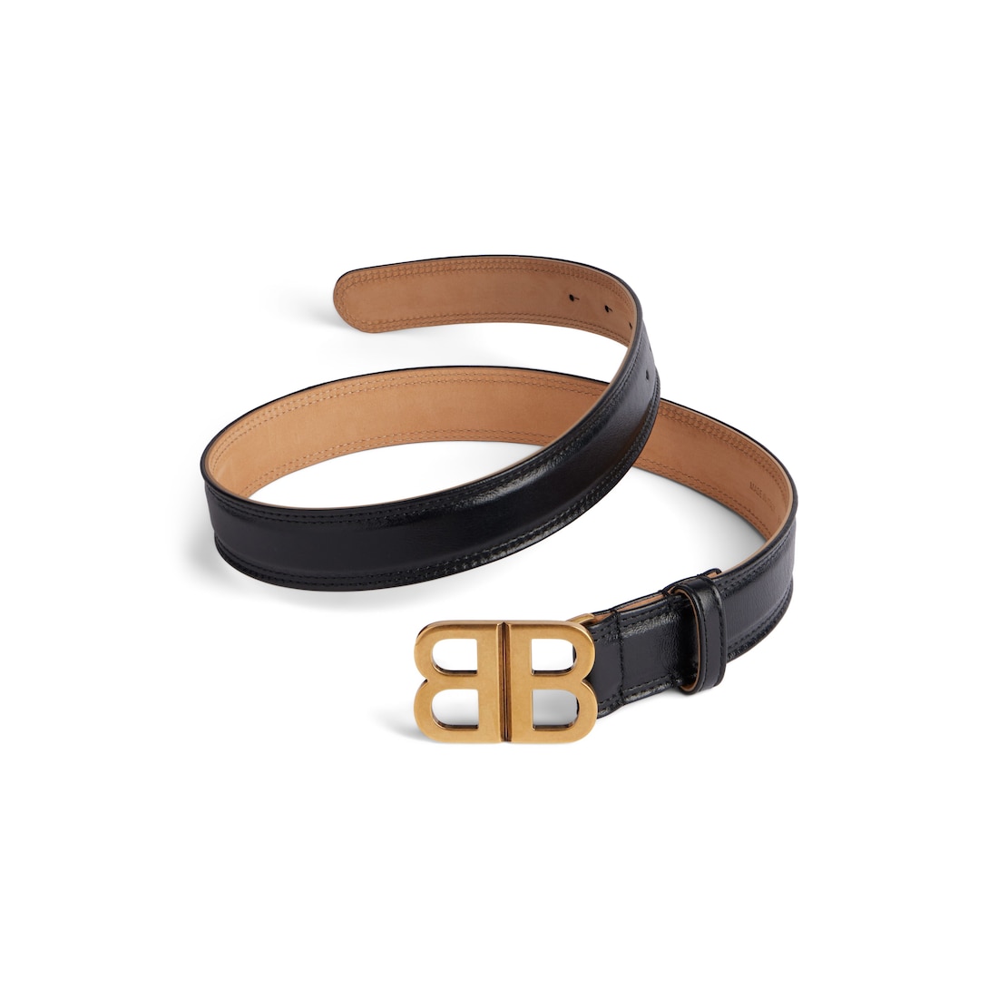 Balenciaga Cinturón Bb Soft para Mujer en Negro Rebajas de fin de temporada
