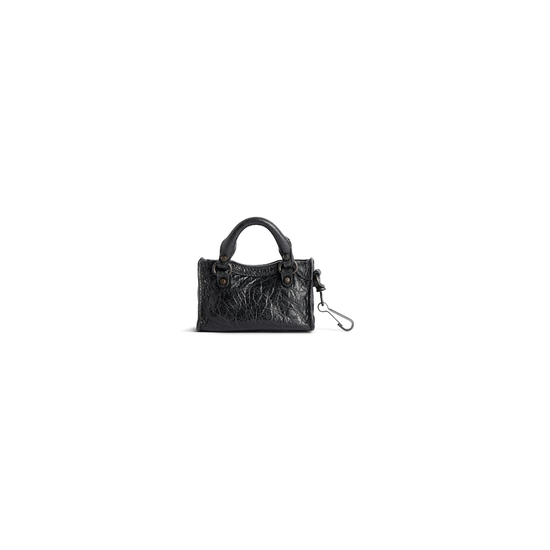 Balenciaga Microcharm Para Bolso Le City para Mujer en Negro Venta caliente