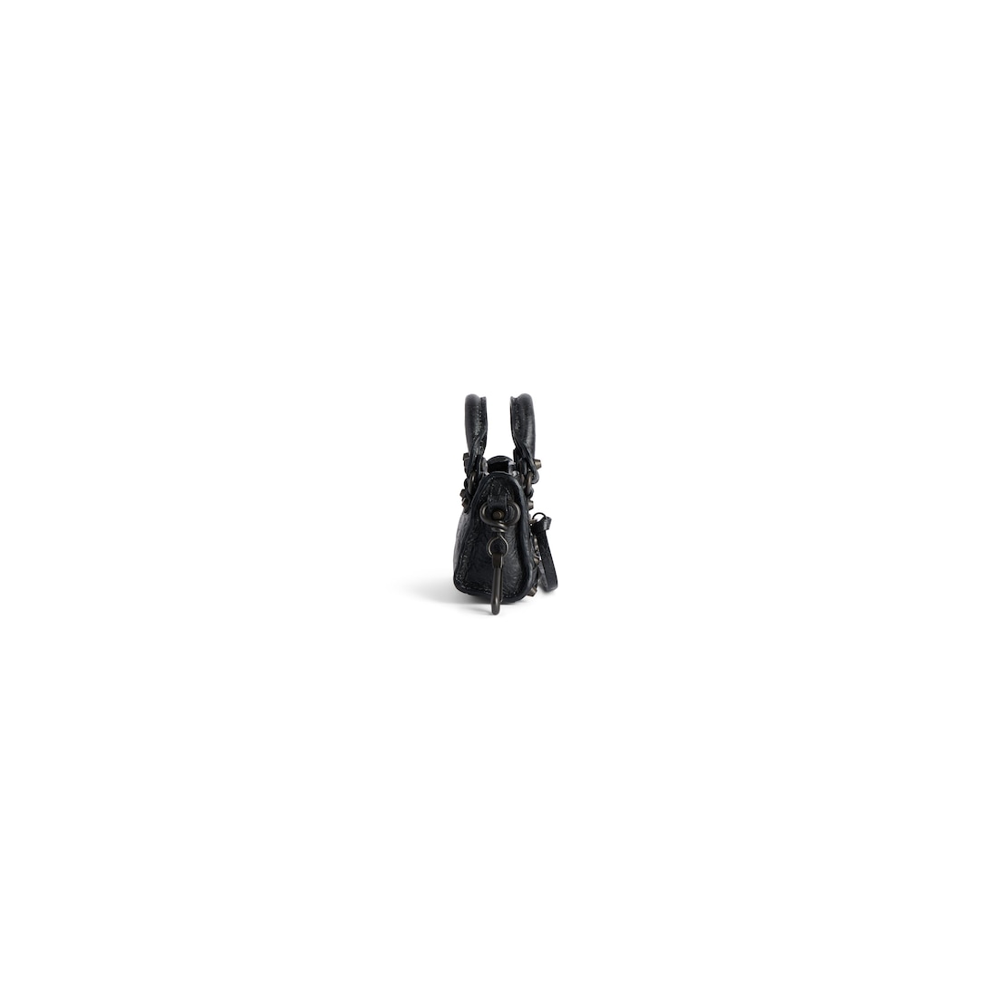 Balenciaga Microcharm Para Bolso Le City para Mujer en Negro Venta caliente