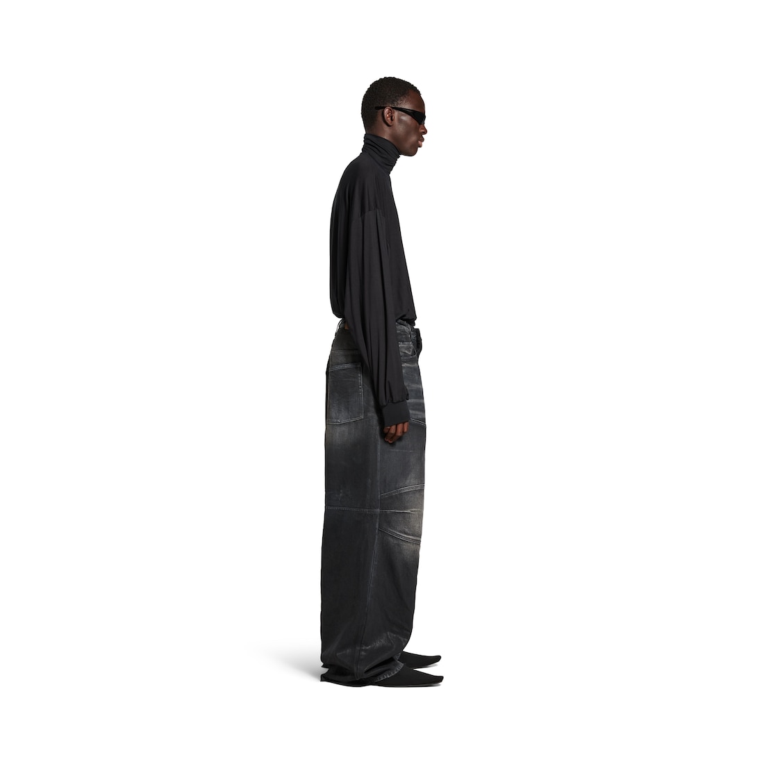 Balenciaga Pantalón Baggy para Hombre en Negro Gran oferta