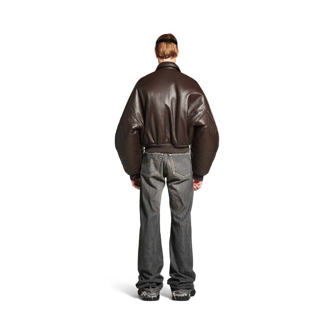 Balenciaga Chaqueta Round Taxi para Hombre en Marrón Oscuro Los más vendidos
