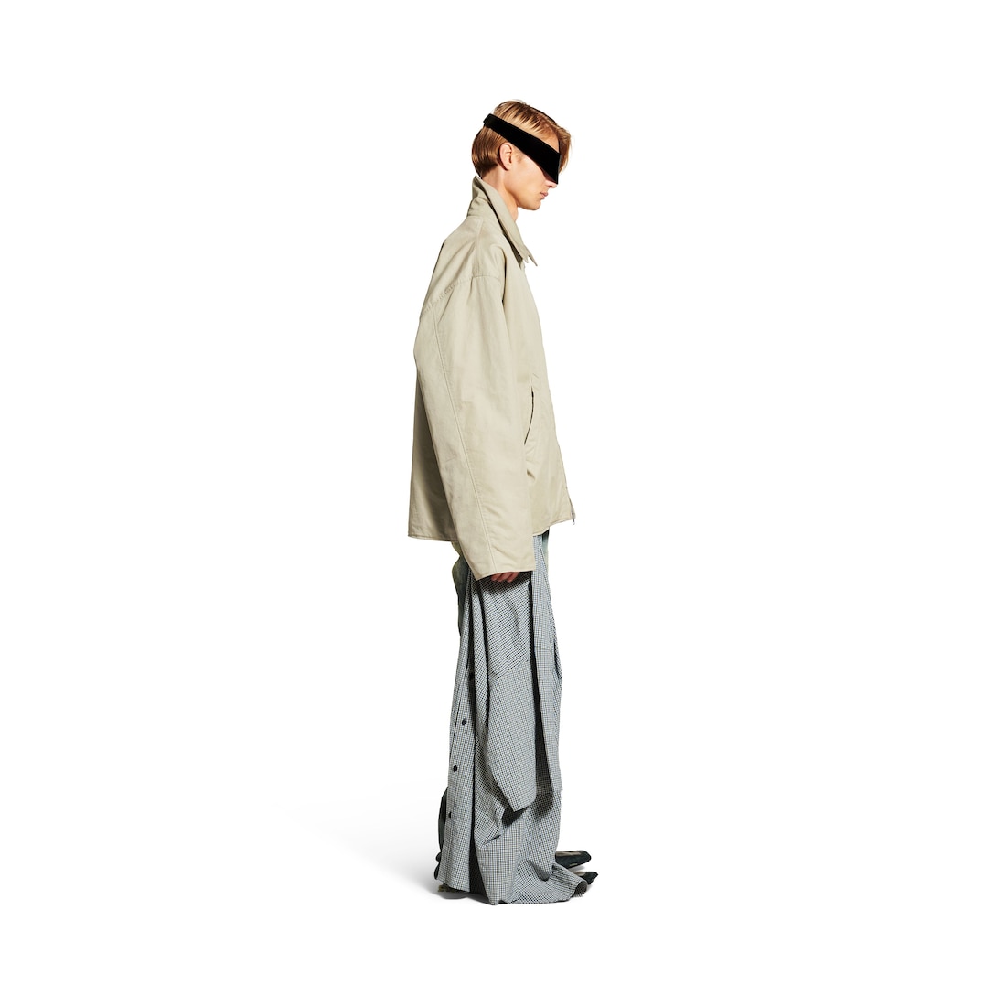 Balenciaga Chaqueta Con Cremallera para Hombre en Beige Militar Ventas relámpago