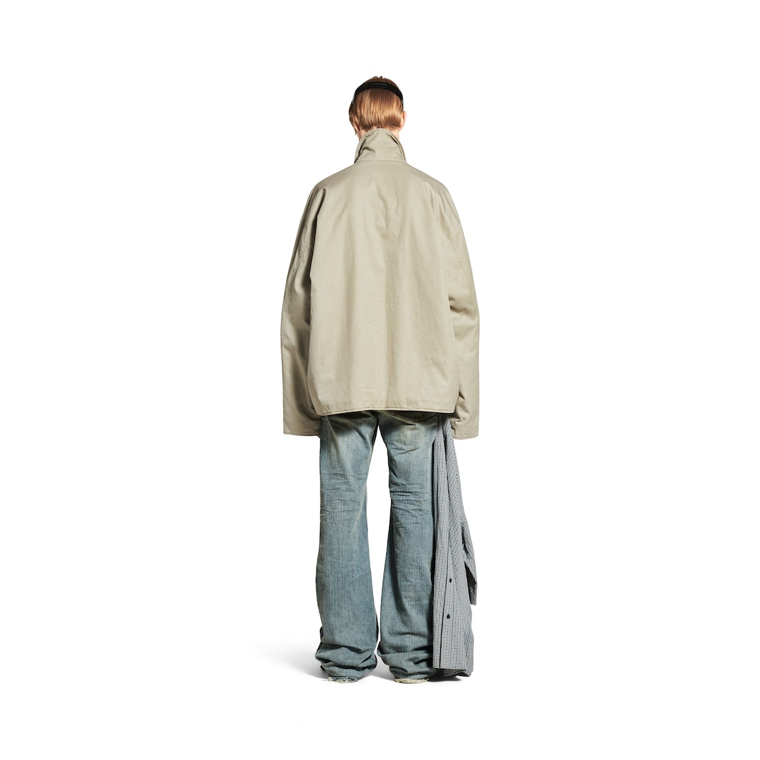 Balenciaga Chaqueta Con Cremallera para Hombre en Beige Militar Ventas relámpago
