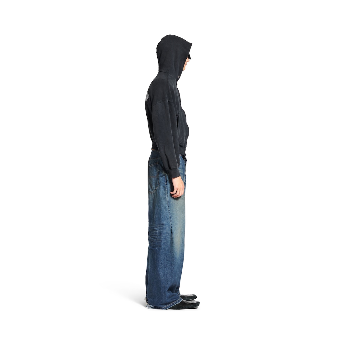 Balenciaga Pantalón Baggy para Hombre en Azul Intenso Descuento