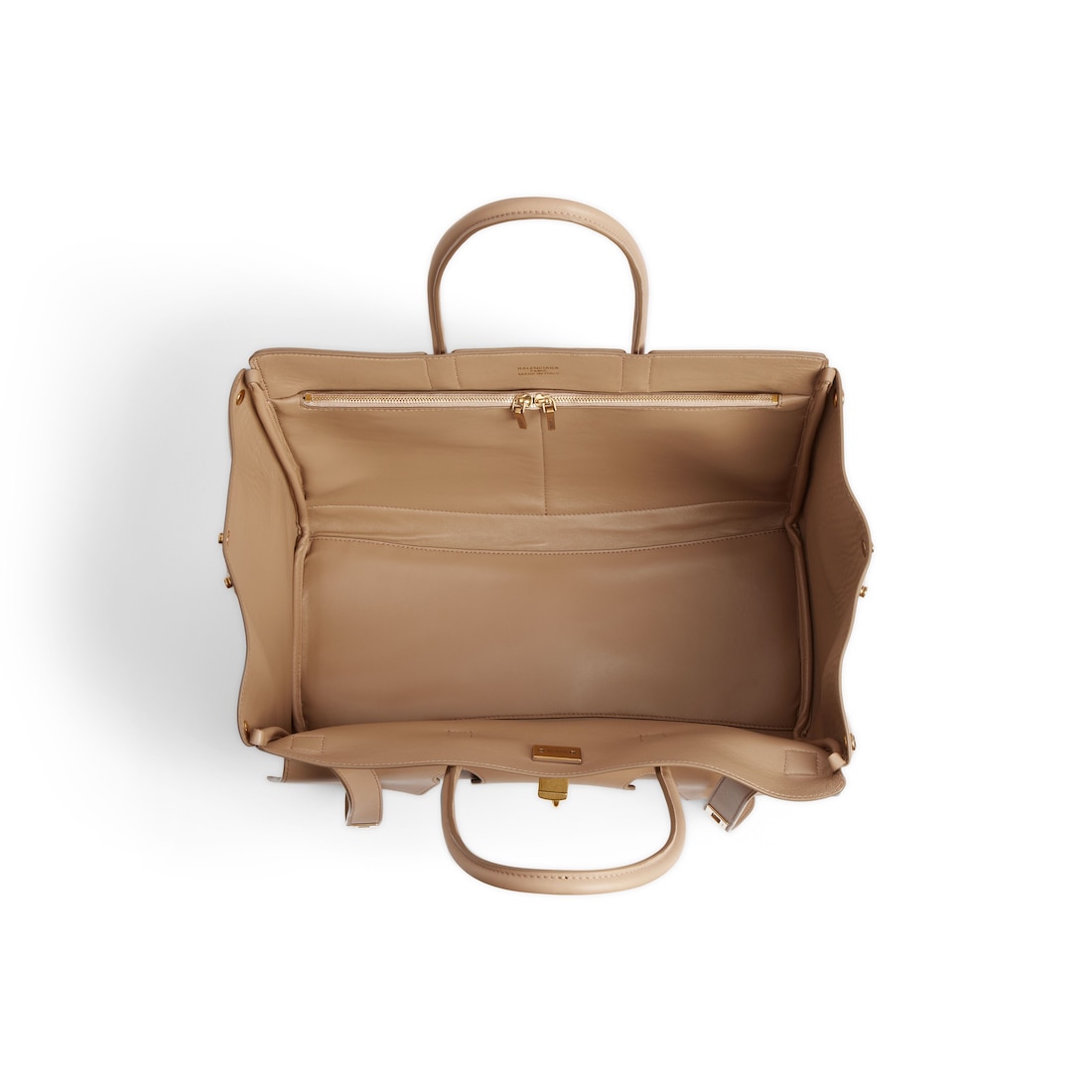 Balenciaga Bolso Carry All Bel Air Mediano para Mujer en Café Con Leche ÚLTIMAS EDICIONES