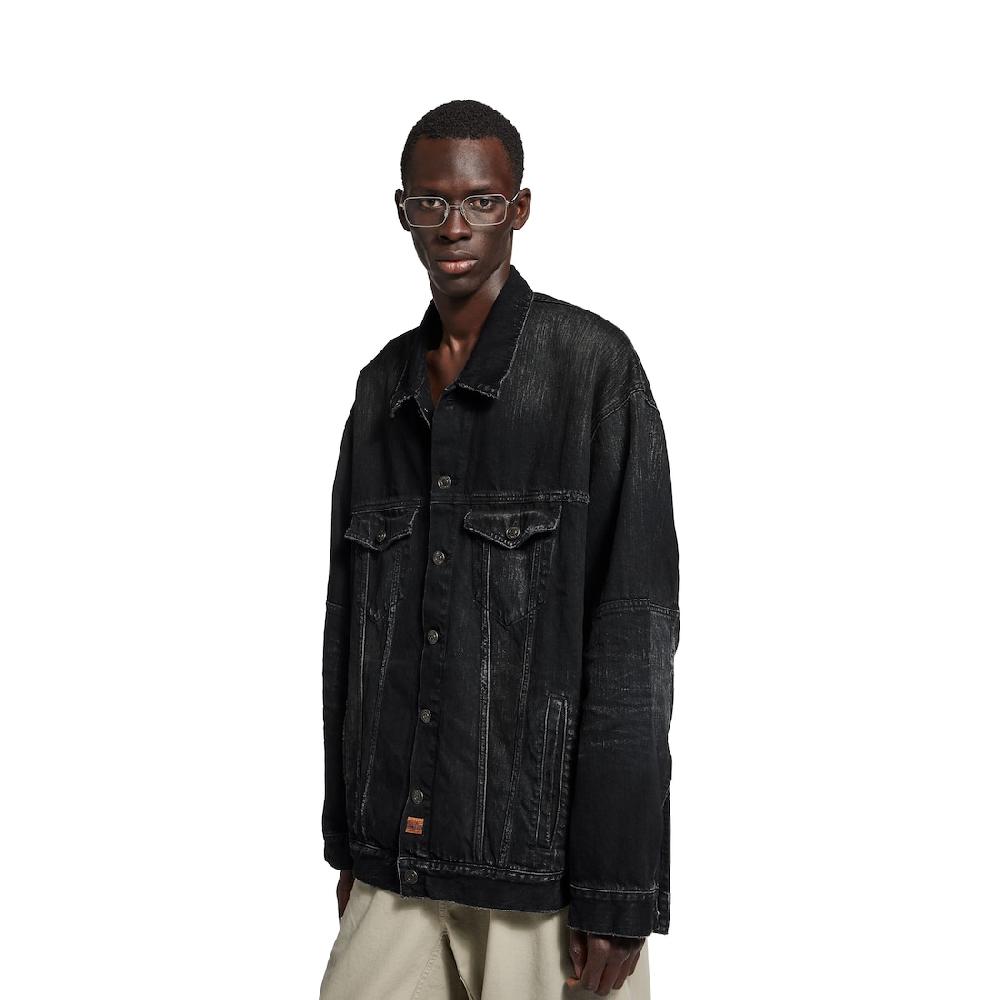 Balenciaga Chaqueta Oversized para Hombre en Azul Noche Liquidación