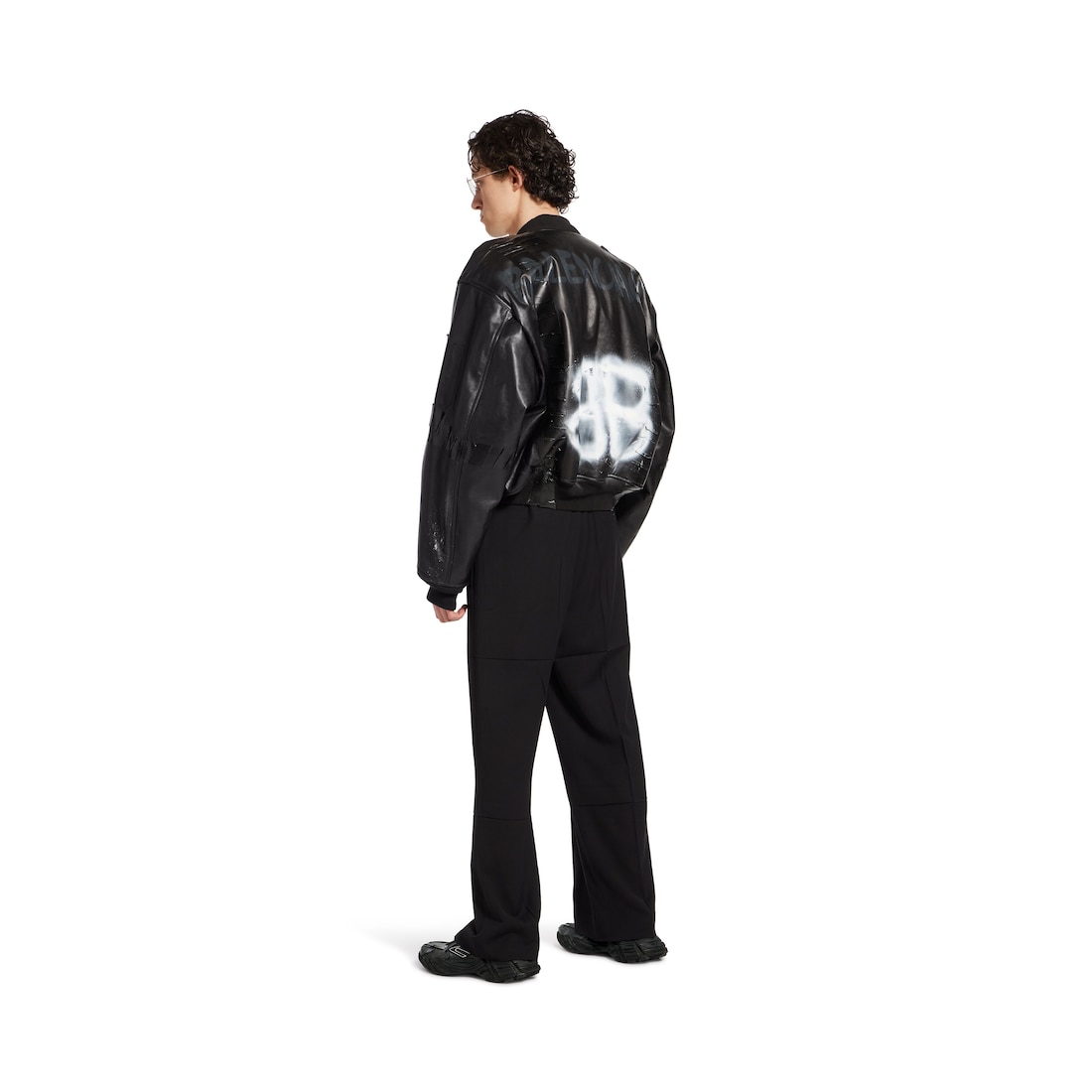Balenciaga Chaqueta Bomber para Hombre en Negro Envío internacional gratuito