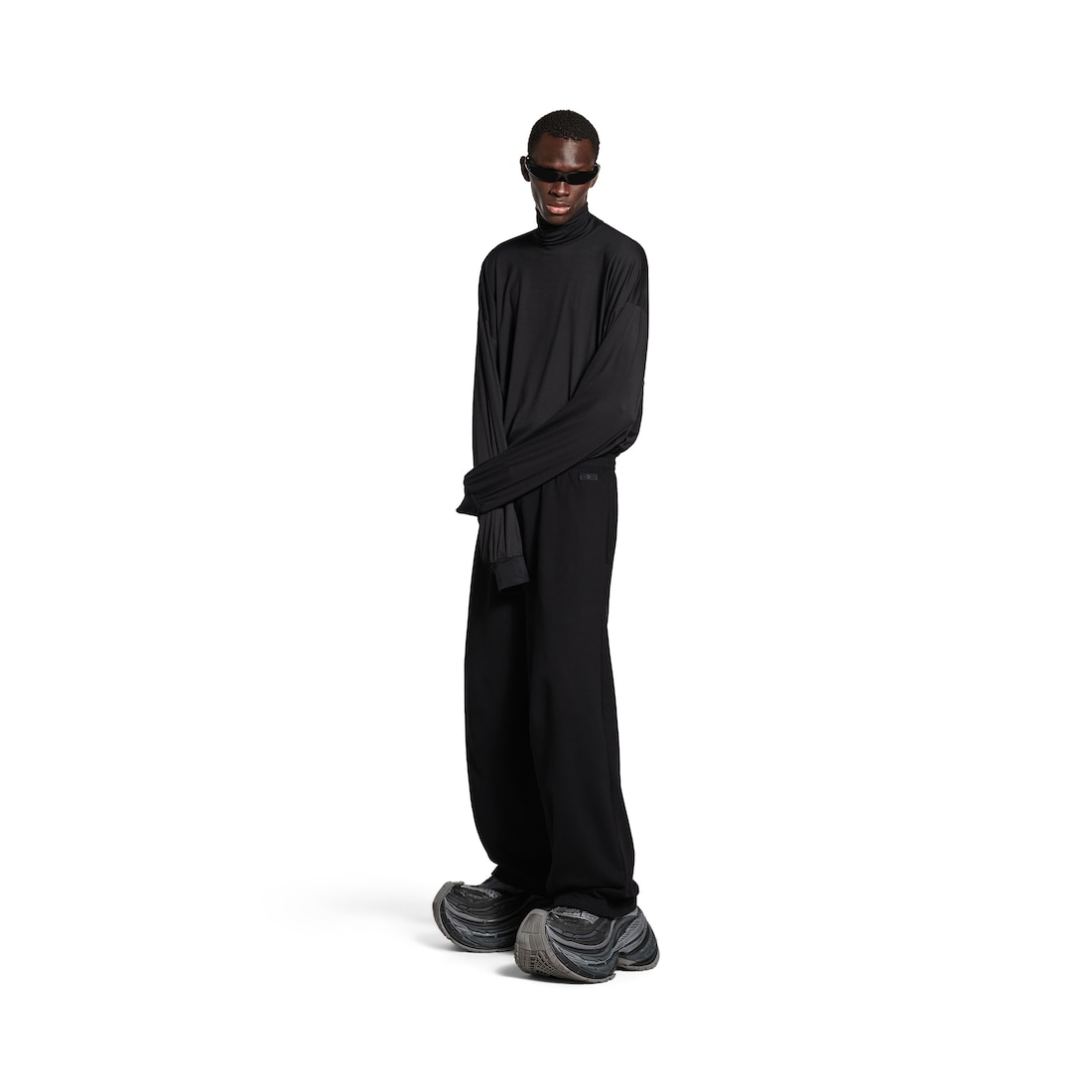 Balenciaga Pantalón De Chándal Baggy Bb Garderobe para Hombre en Negro