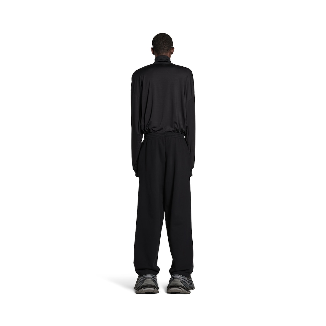 Balenciaga Pantalón De Chándal Baggy Bb Garderobe para Hombre en Negro Tienda de fábrica
