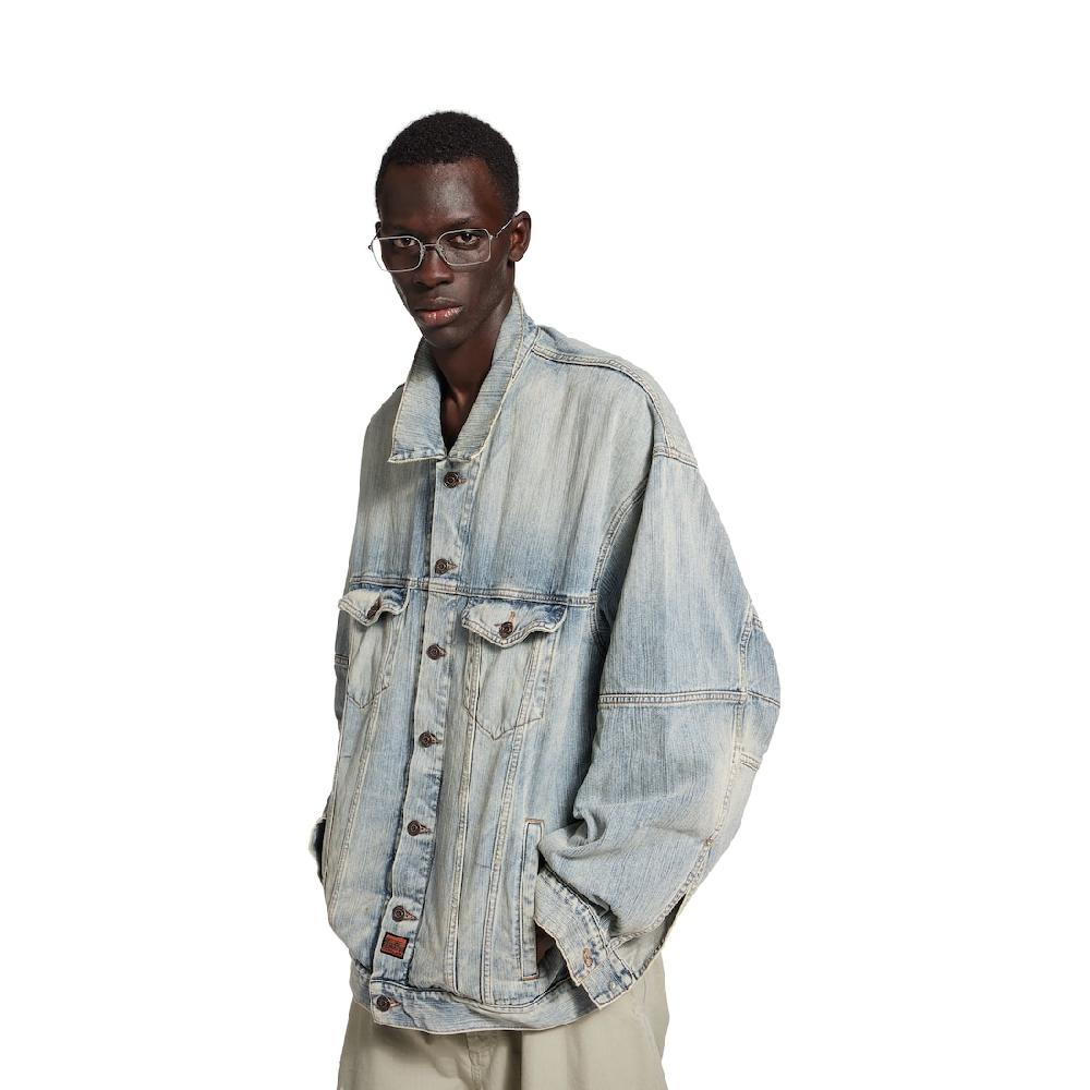 Balenciaga Chaqueta Oversized para Hombre en Azul Limitado a 3 días