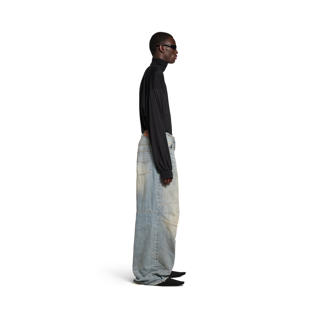 Balenciaga Pantalón Baggy para Hombre en Azul Claro Ahorra y exporta