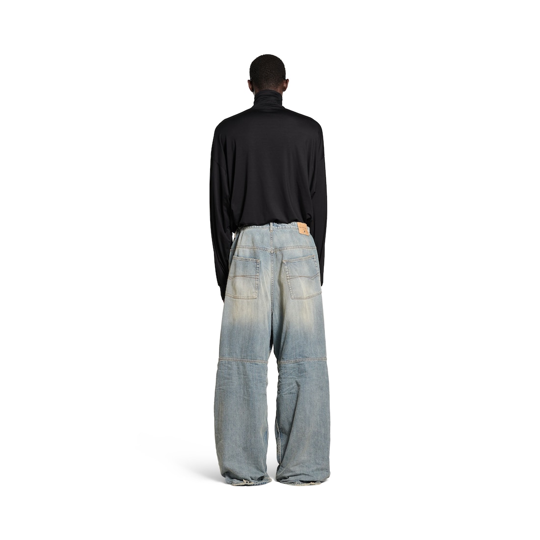 Balenciaga Pantalón Baggy para Hombre en Azul Claro Ahorra y exporta