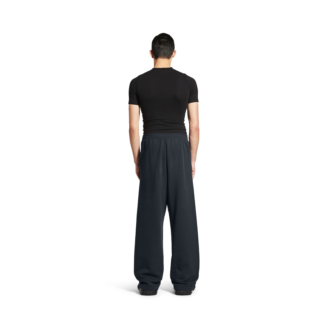 Balenciaga Pantalón De Chándal Baggy Unity Sport para Hombre en Negro Descolorido En oferta