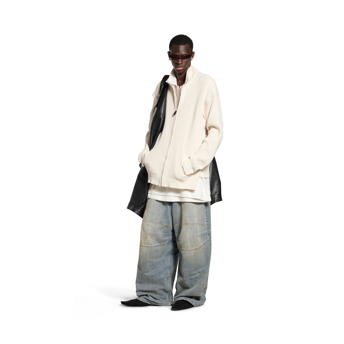 Balenciaga Jersey Intertwined para Hombre en Beige
