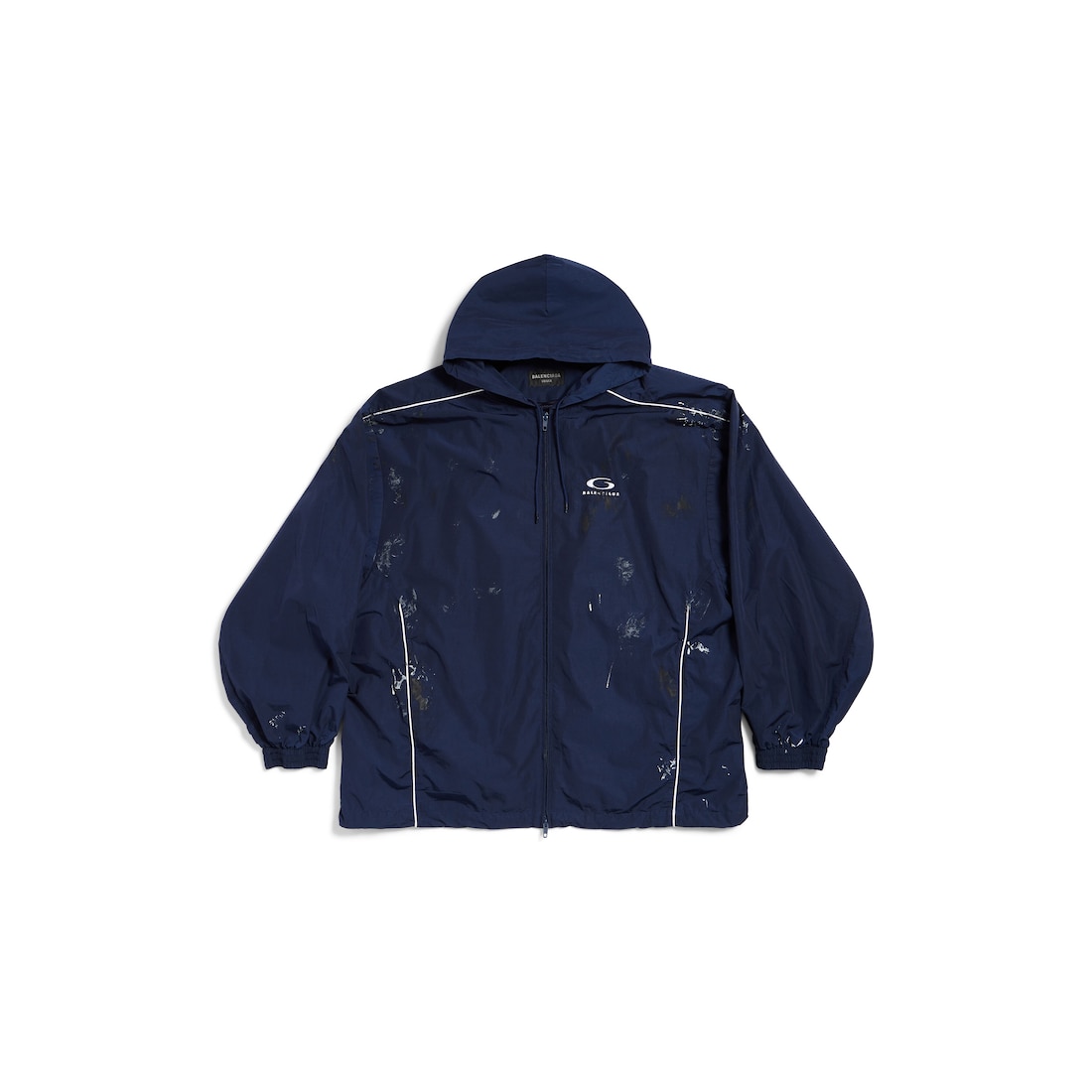 Balenciaga Chaqueta Deportiva Painter para Hombre en Azul Marino
