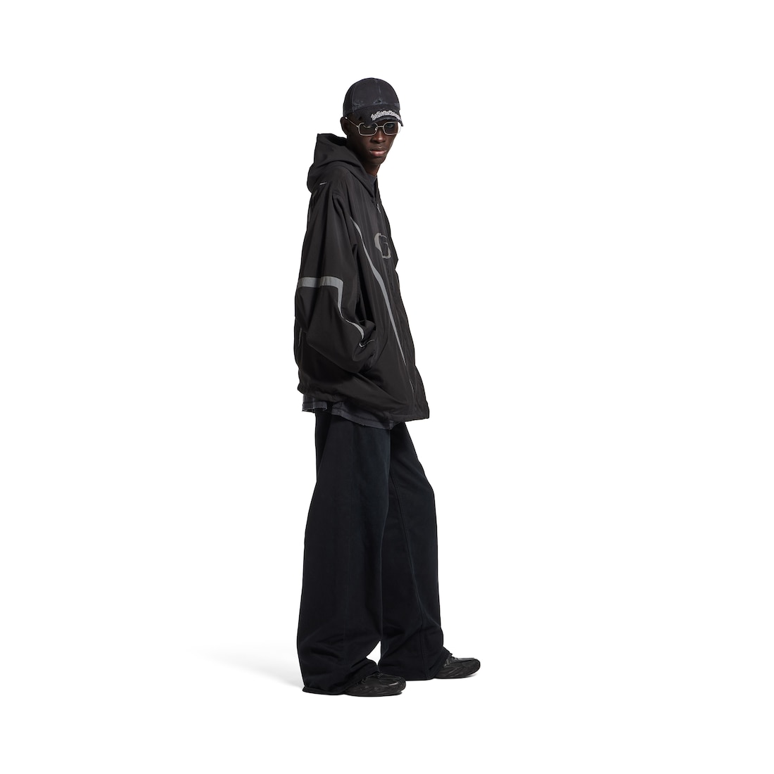 Balenciaga Chaqueta Tracksuit Ancha Loop Sports Icon para Hombre en Negro/gris Ofertas de temporada