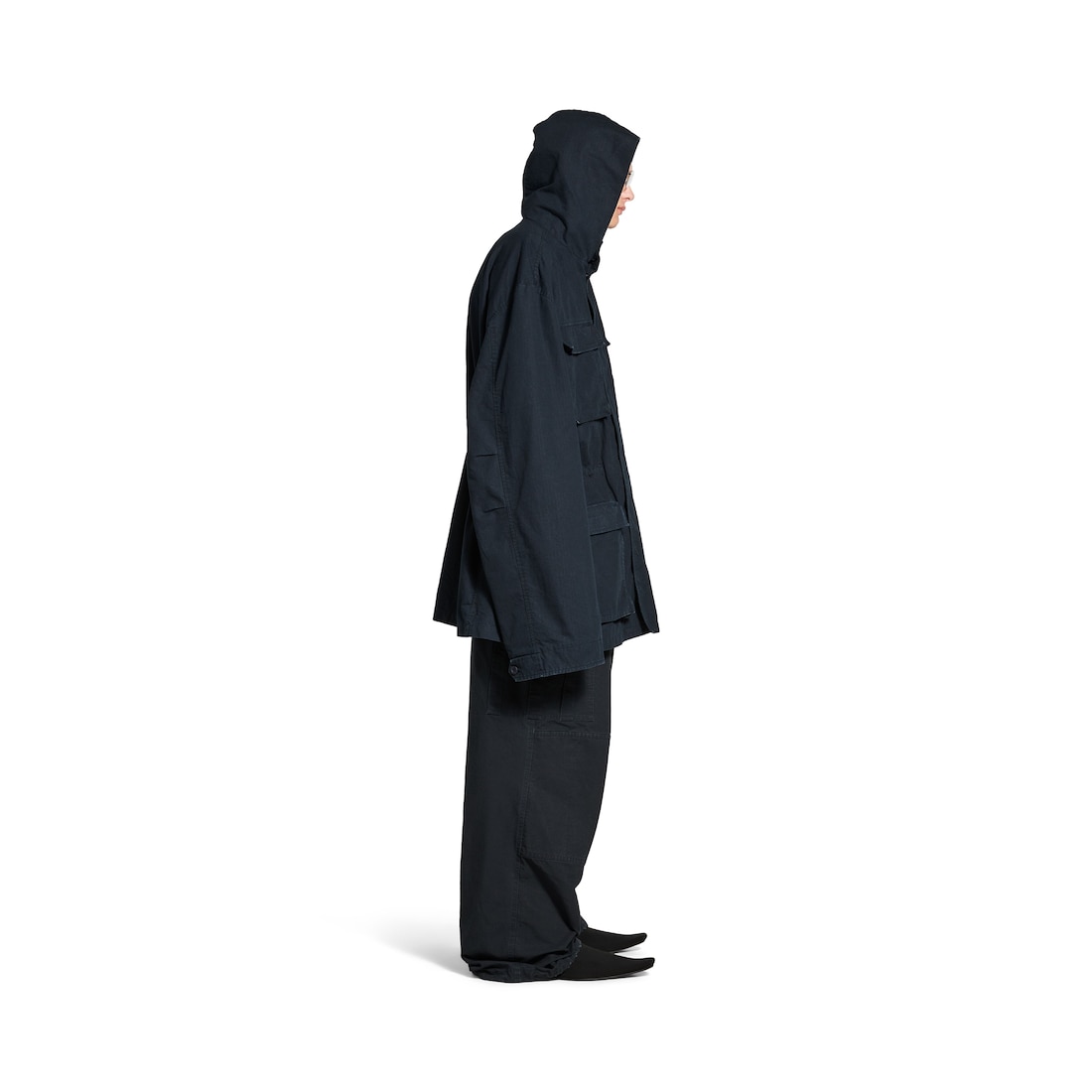 Balenciaga Parka Uniform para Hombre en Tinta Rebajas de fin de temporada