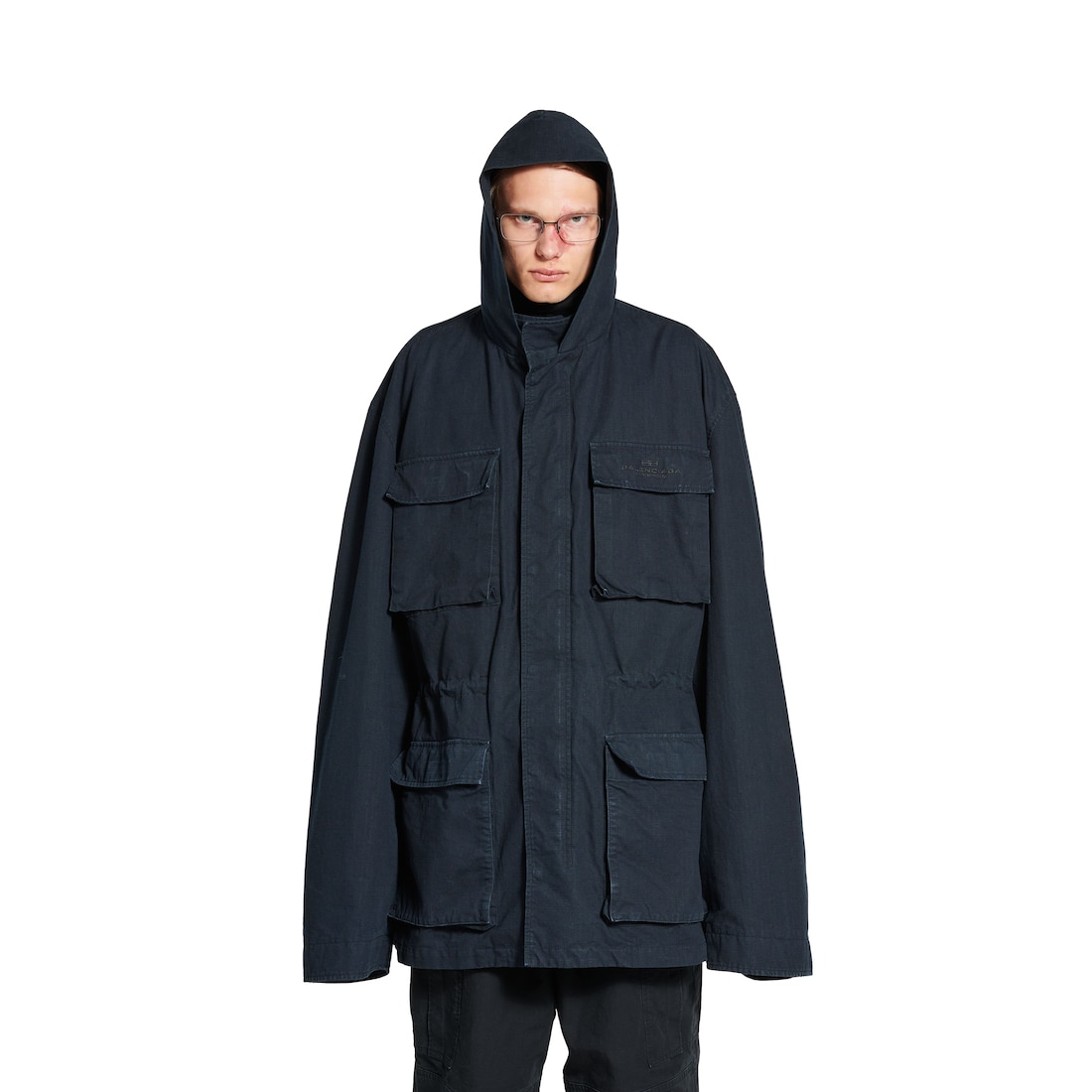 Balenciaga Parka Uniform para Hombre en Tinta Rebajas de fin de temporada