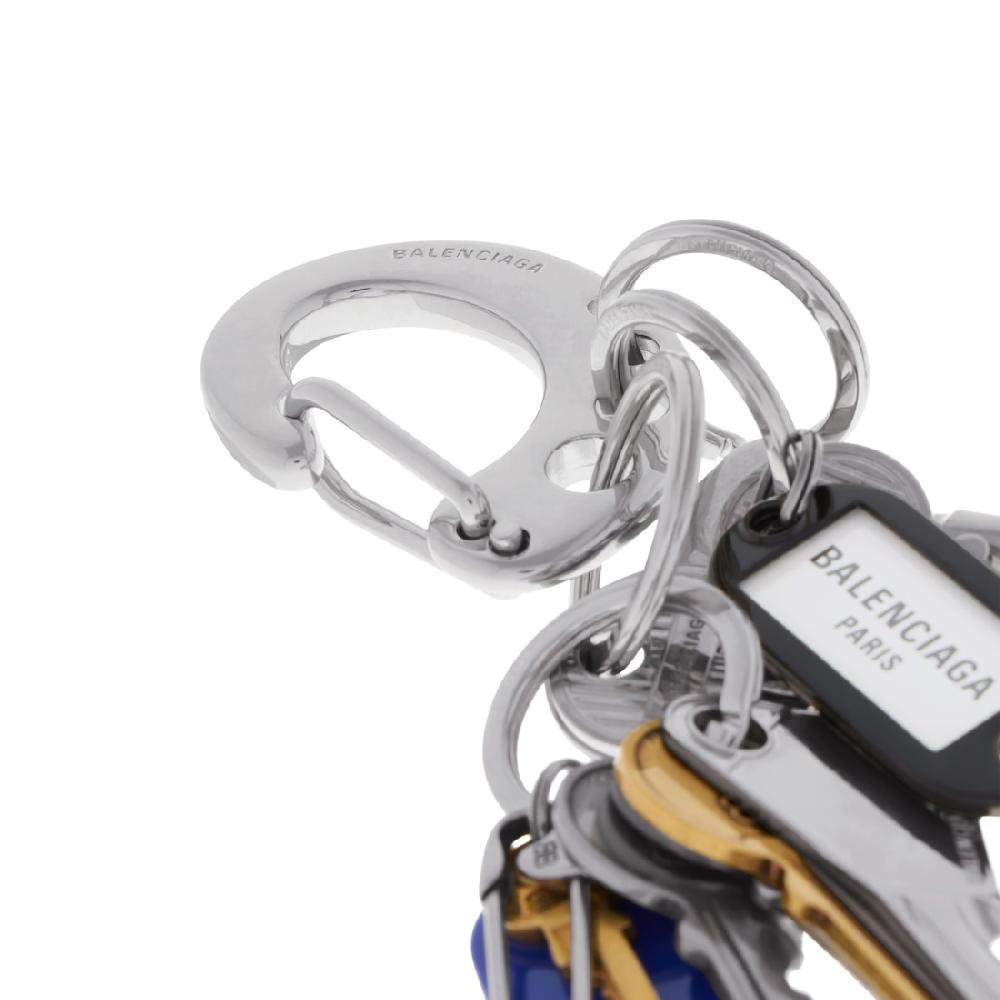 Balenciaga Charm Para Bolso/llavero Old School en Plata Antigua/oro Antiguo/negro/azul Rebajas online