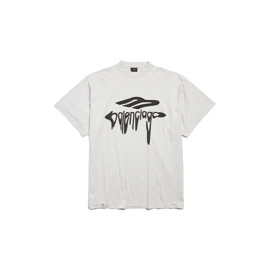 Balenciaga Camiseta 3b Liquefied Oversized para Hombre en Blanco