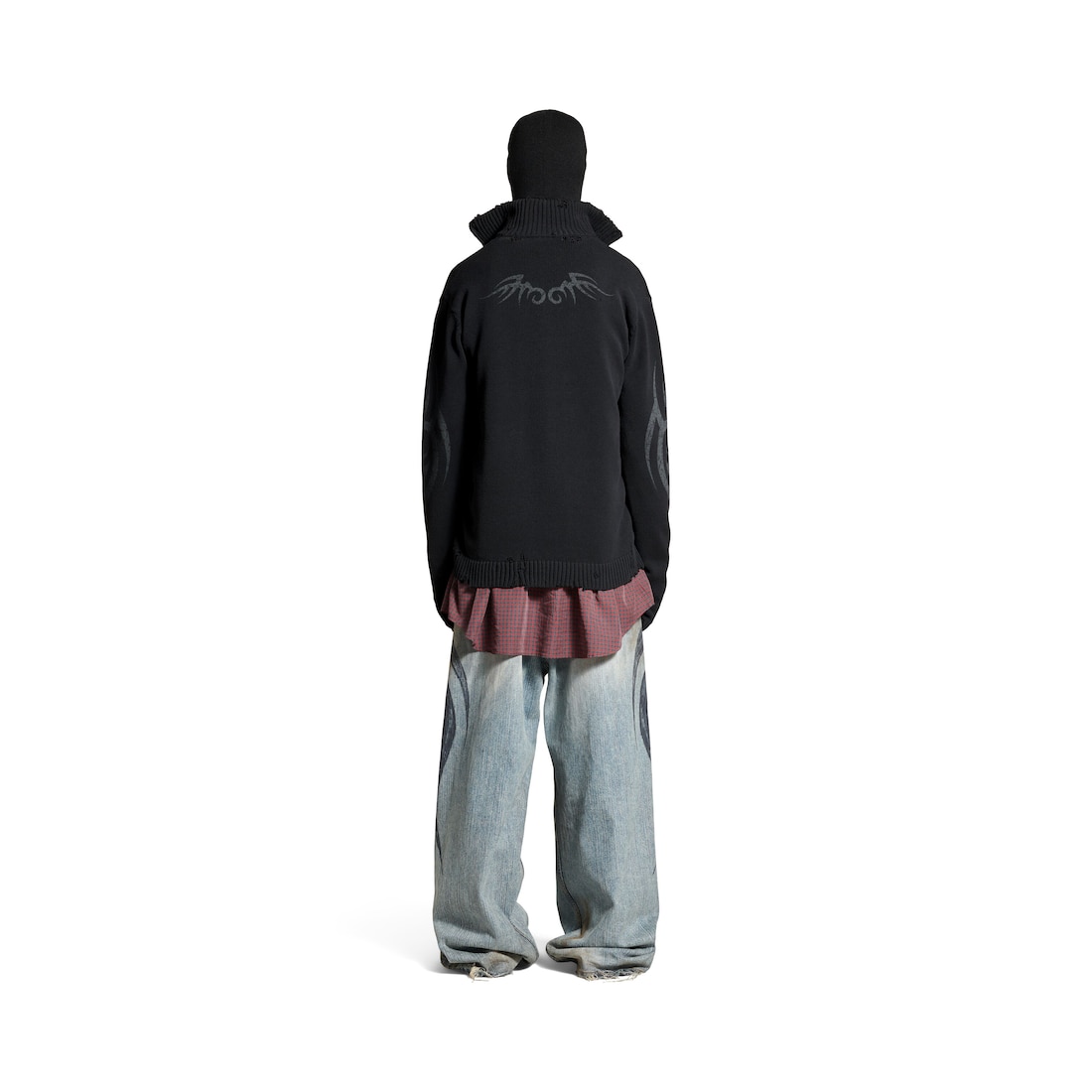 Balenciaga Cárdigan Con Cremallera Y2k para Hombre en Negro Último día