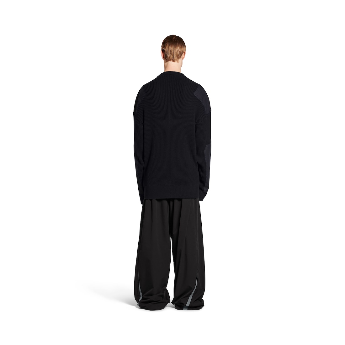 Balenciaga Jersey Military para Hombre en Negro Precio de fábrica