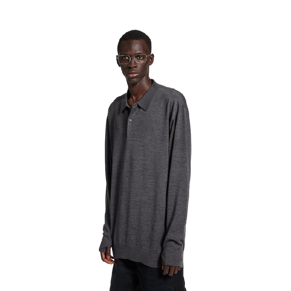 Balenciaga Polo De Punto para Hombre en Antracita Promoción por tiempo limitado