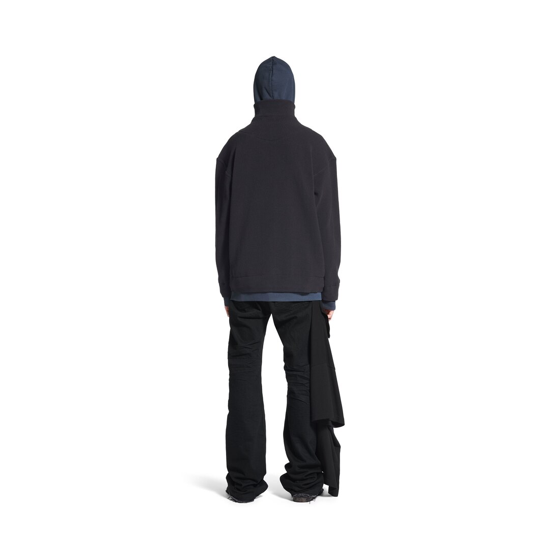 Balenciaga Cárdigan Con Cremallera Hybrid para Hombre en Negro Grandes descuentos