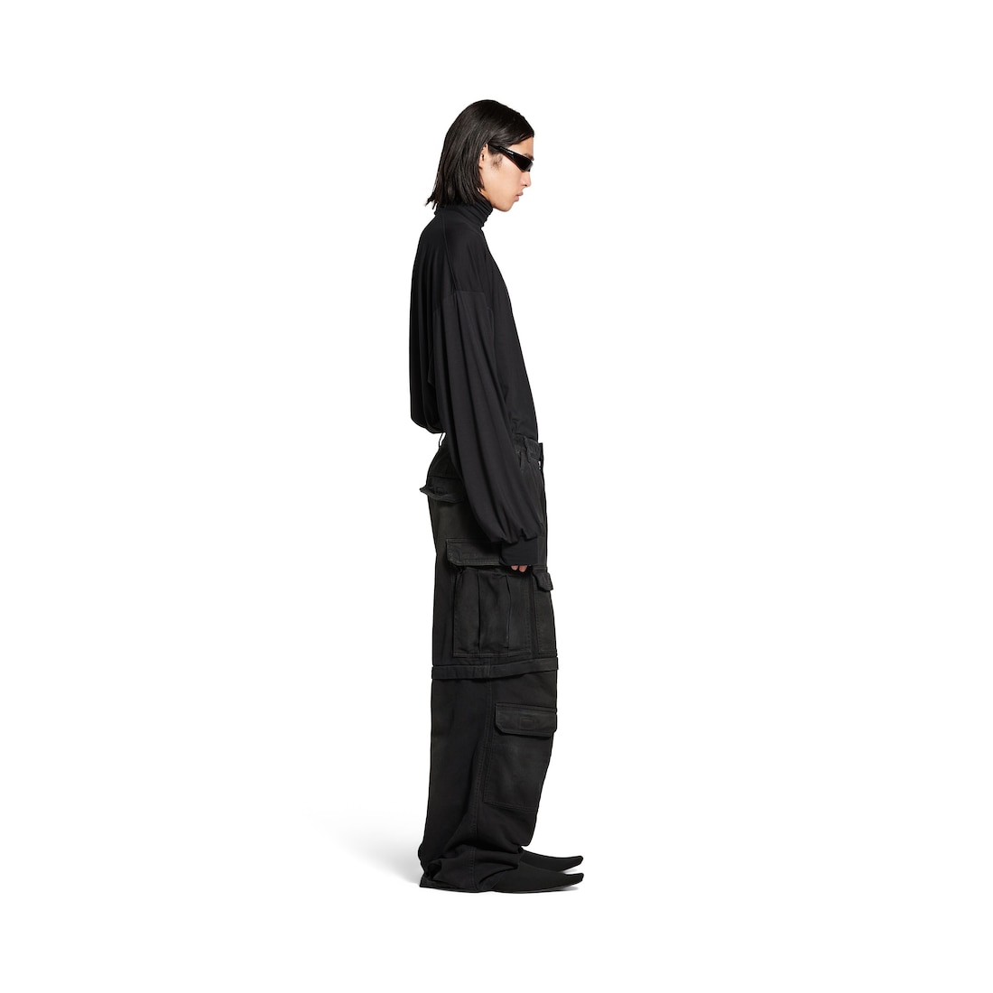 Balenciaga Pantalón Cargo para Hombre en Negro Ahorra y exporta