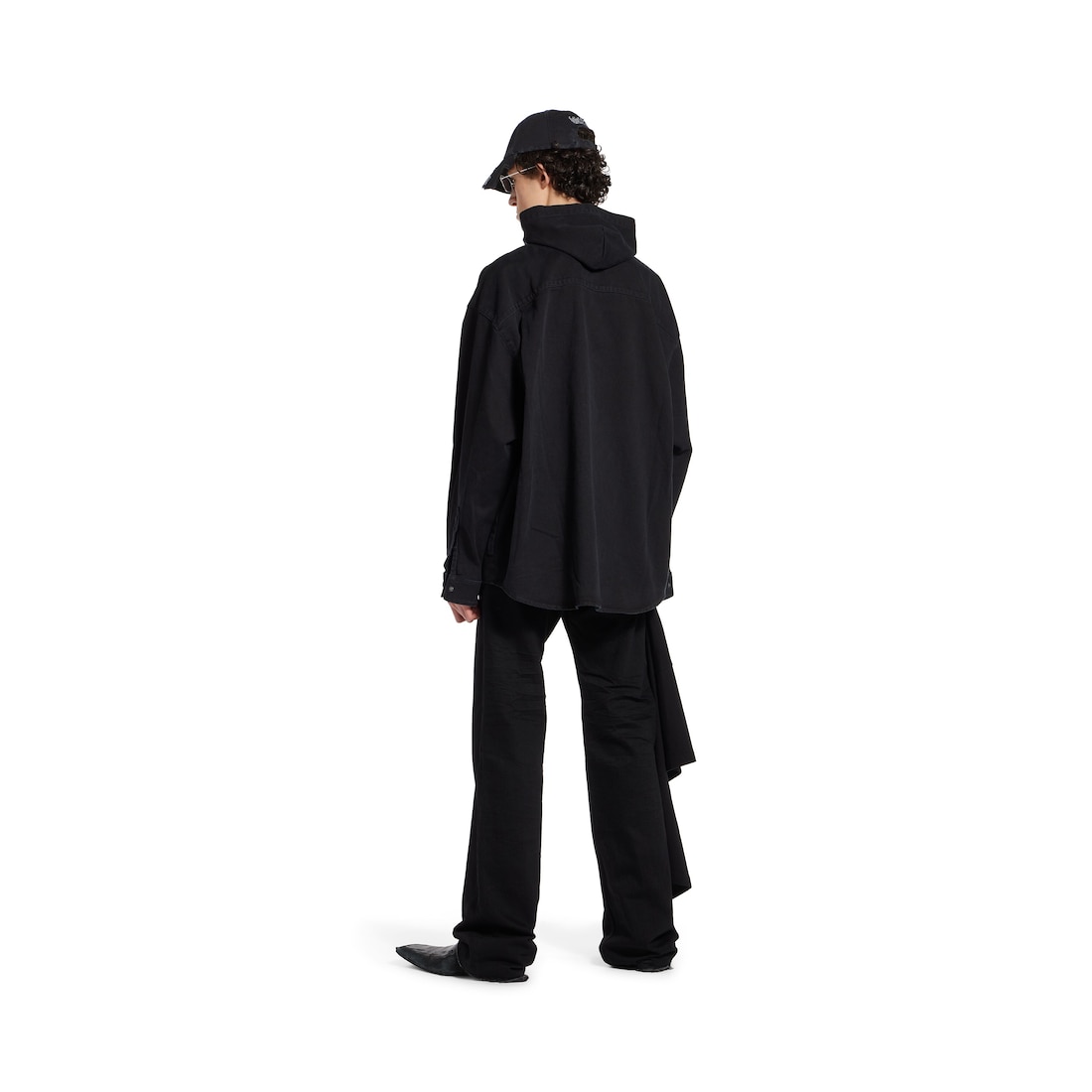 Balenciaga Parka Camisa para Hombre en Negro Precio ultrabajo