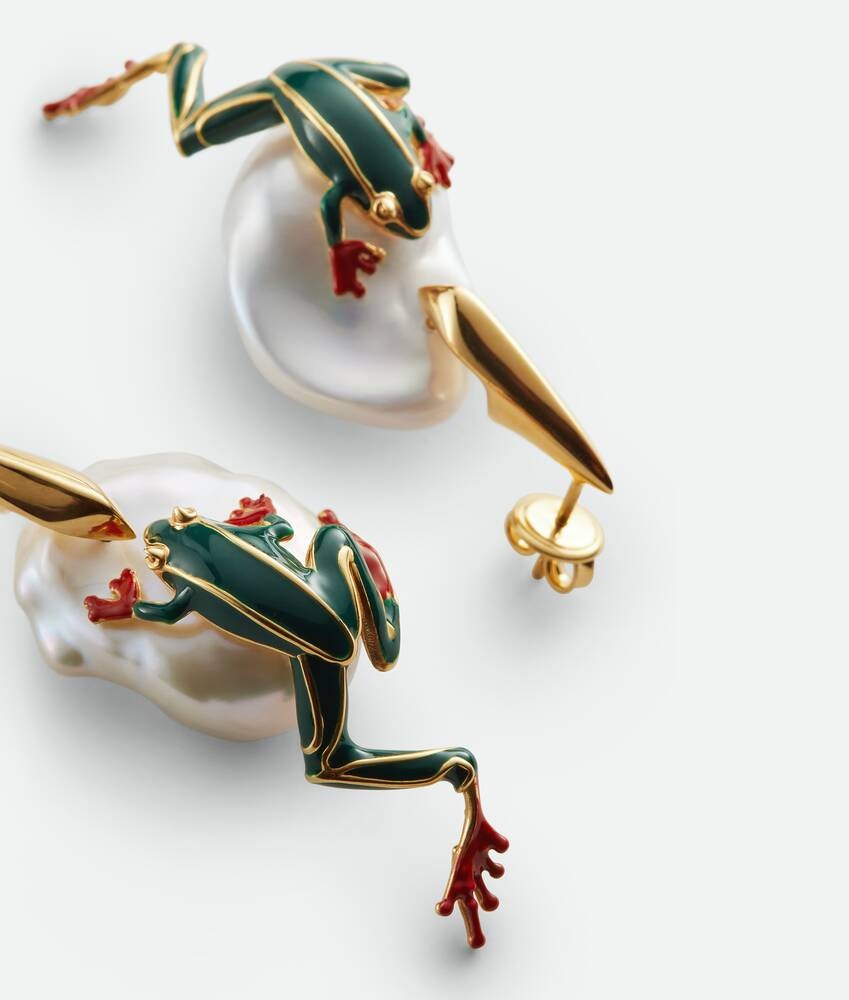 Bottega Veneta Pendientes Rana Precio ultrabajo