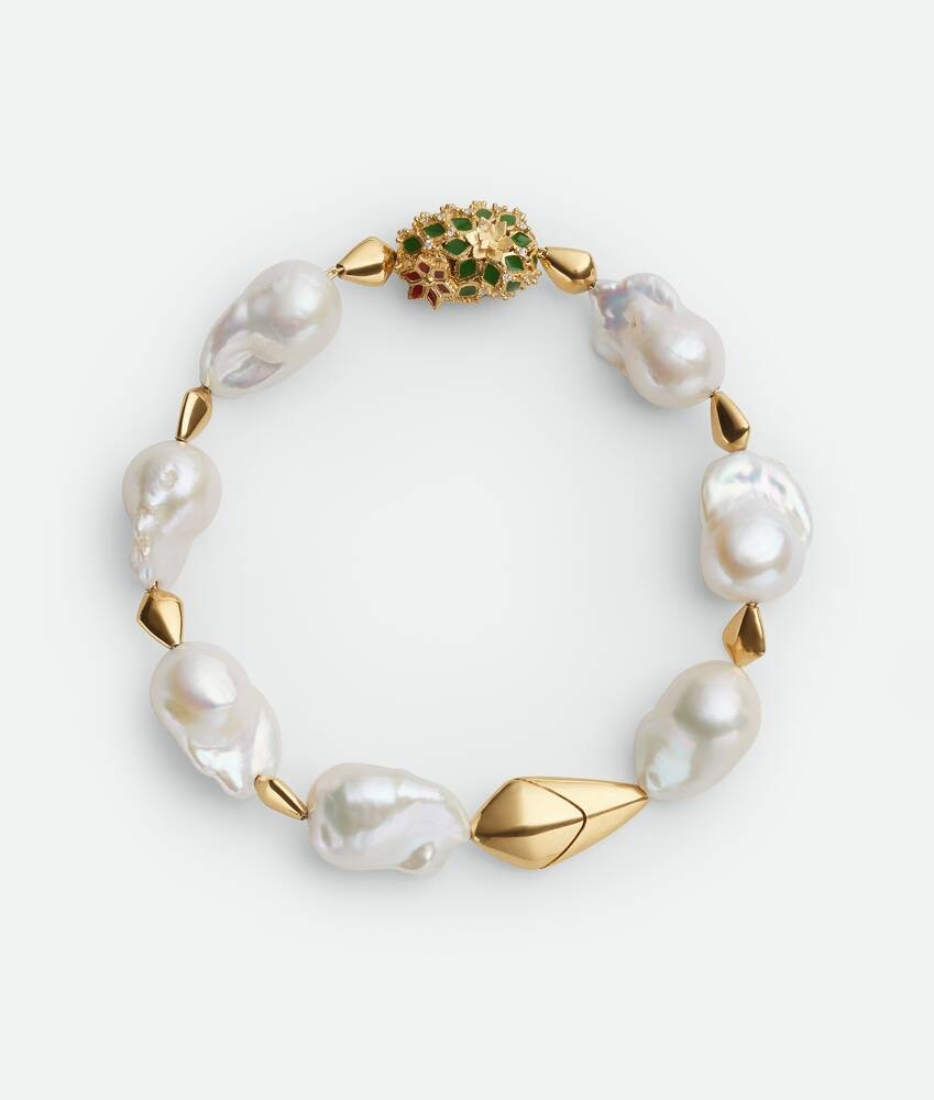 Bottega Veneta Pulsera Rana Pearls 2025