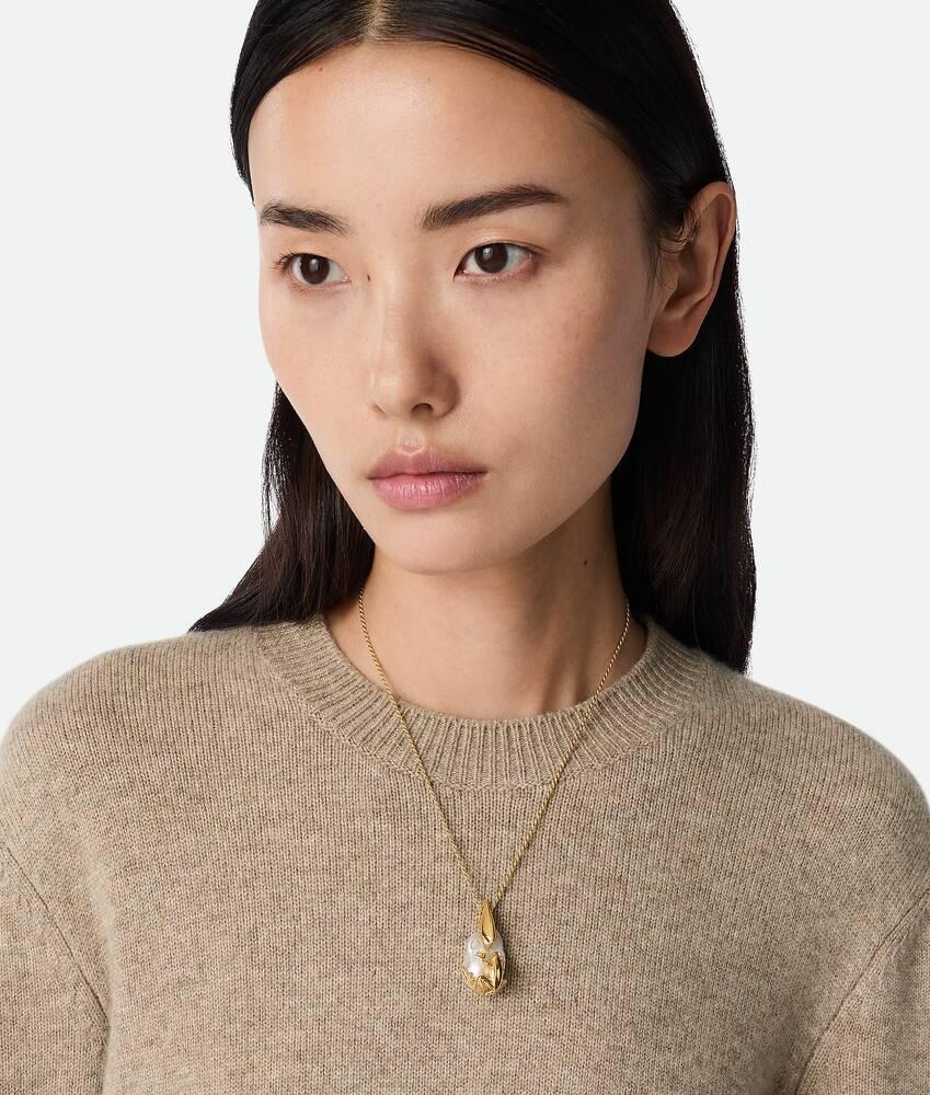 Bottega Veneta Collar Rana Pearl Outlet online