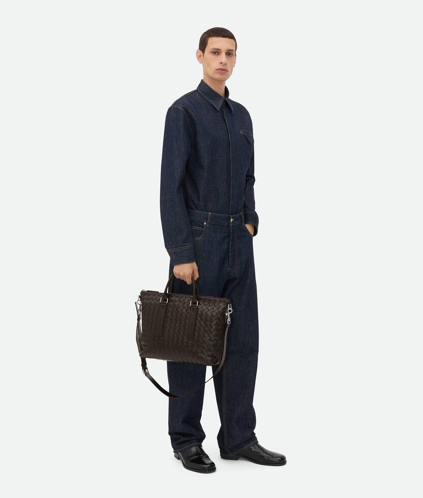 Bottega Veneta Maletín Intrecciato sin estructura Descuento