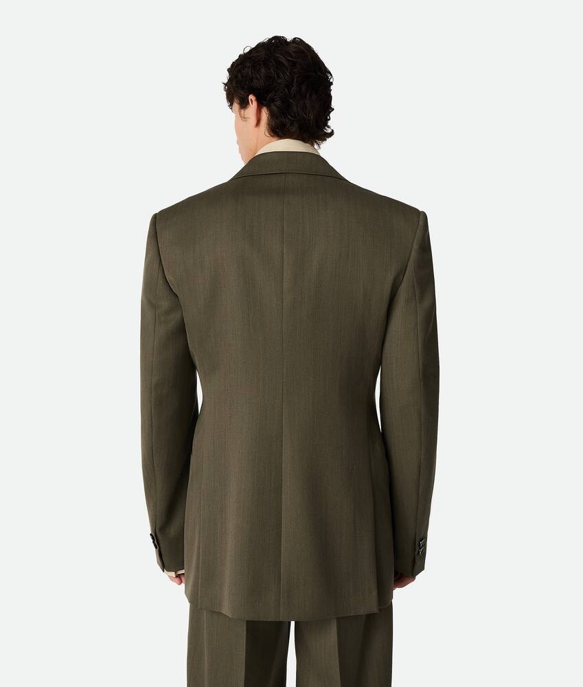 Bottega Veneta Chaqueta de lana con un discreto motivo chevron Envío internacional gratuito