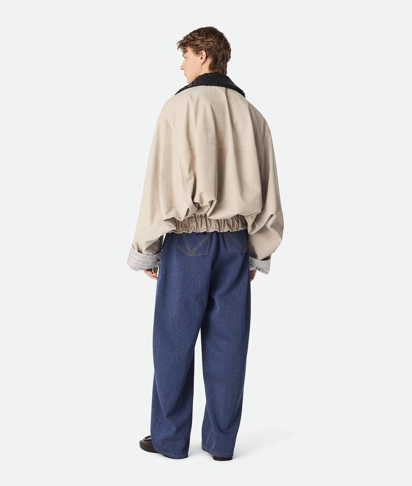 Bottega Veneta Cazadora de piel con estampado tipo chino Descuento por venta flash