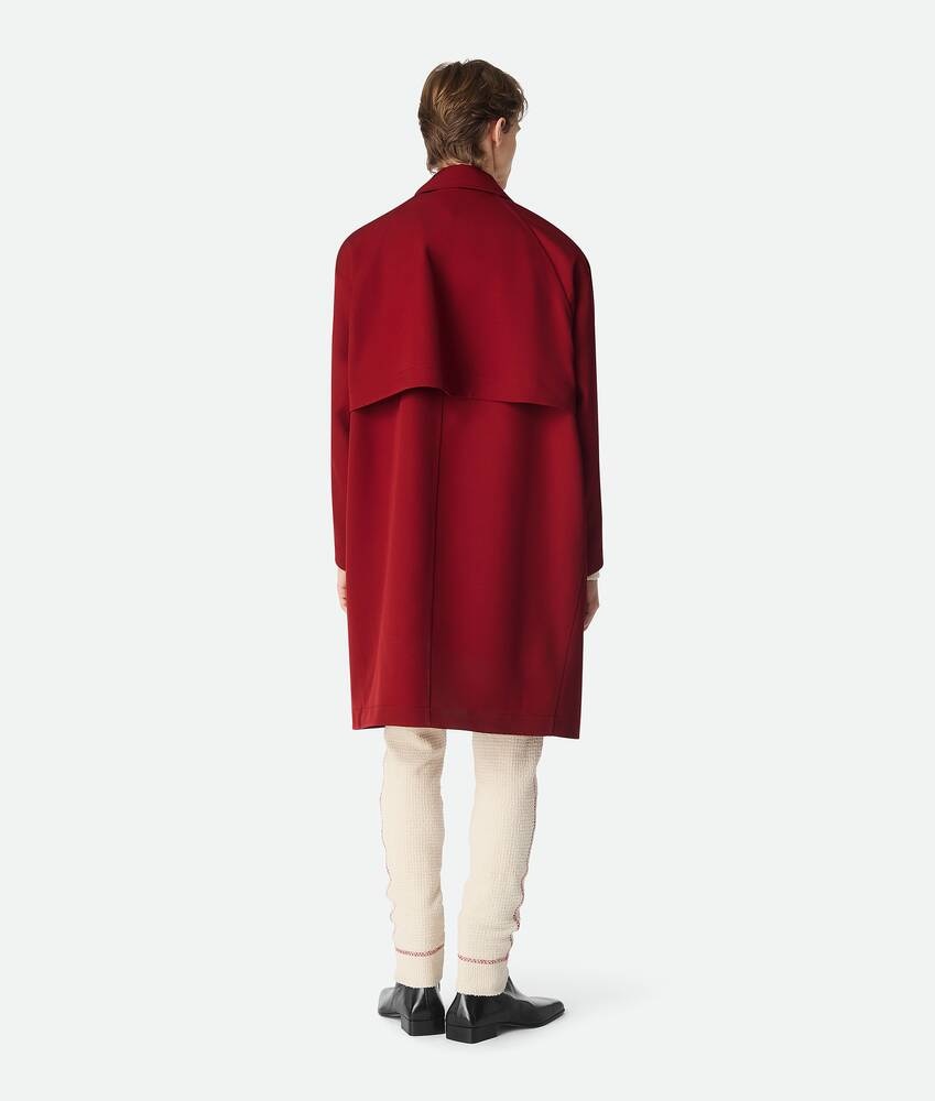 Bottega Veneta Abrigo de sastre de sarga de lana Ofertas de temporada