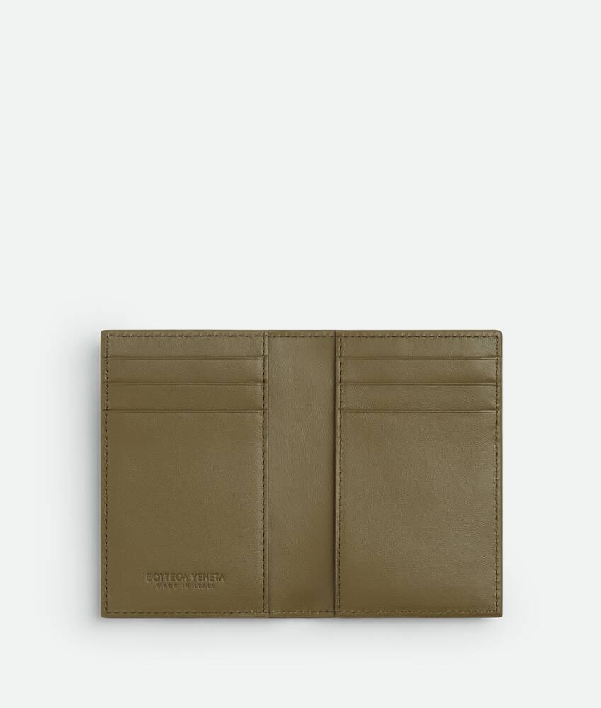 Bottega Veneta Tarjetero Flap de piel de avestruz Rebajas de fin de temporada