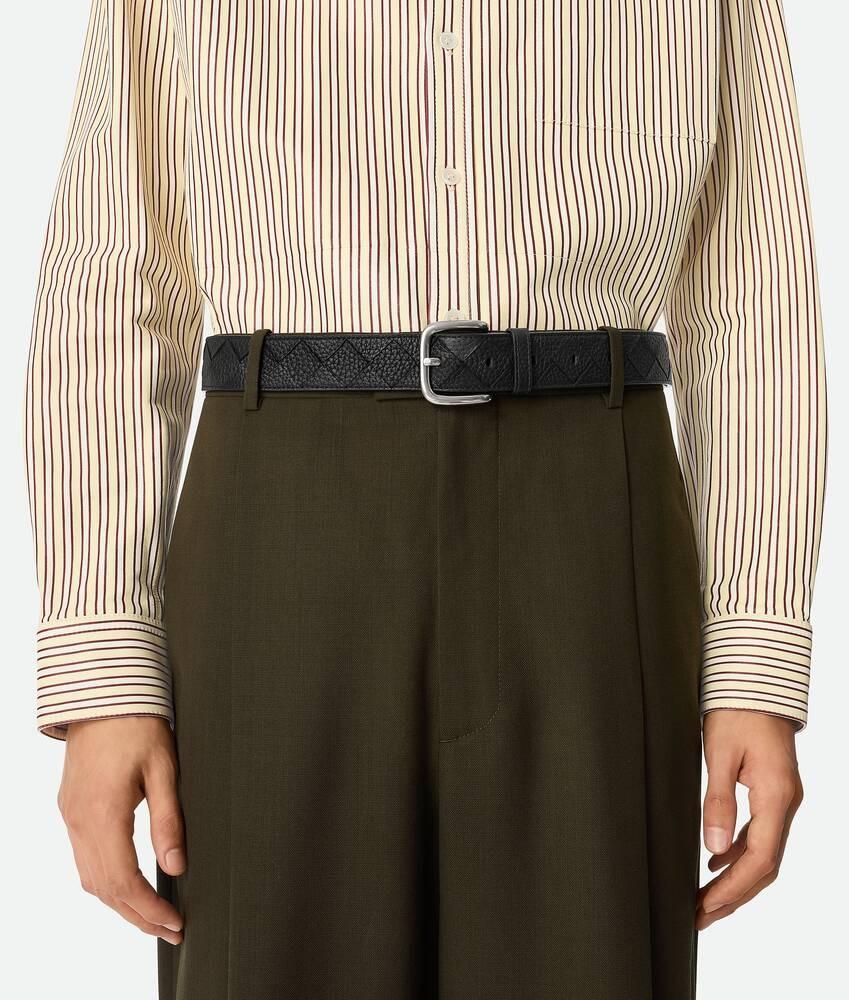 Bottega Veneta Cinturón Intrecciato Taurillon Liquidación