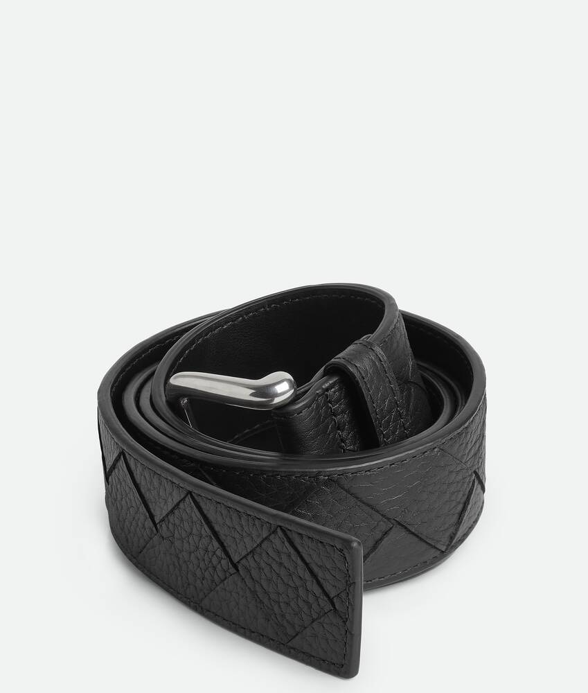 Bottega Veneta Cinturón Intrecciato Taurillon Liquidación
