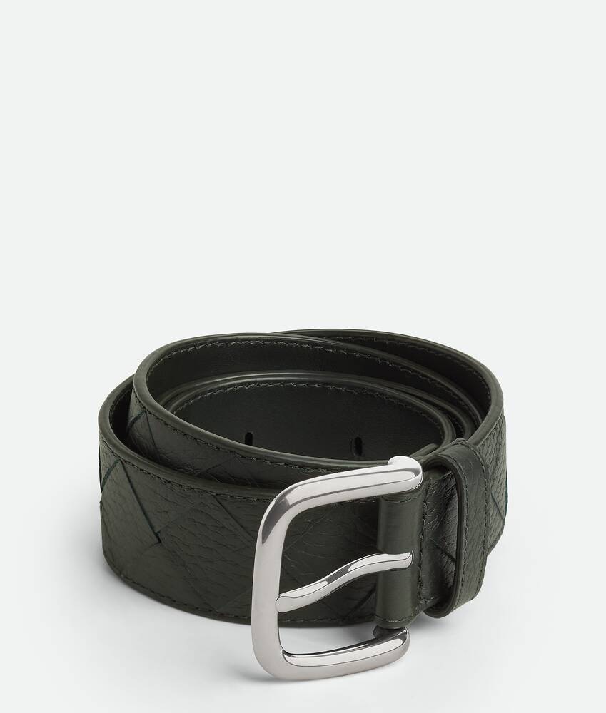 Bottega Veneta Cinturón Intrecciato Taurillon Envío internacional gratuito