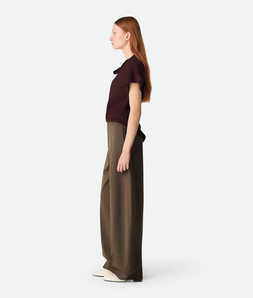 Bottega Veneta Pantalones rectos de lana Últimos 3 días