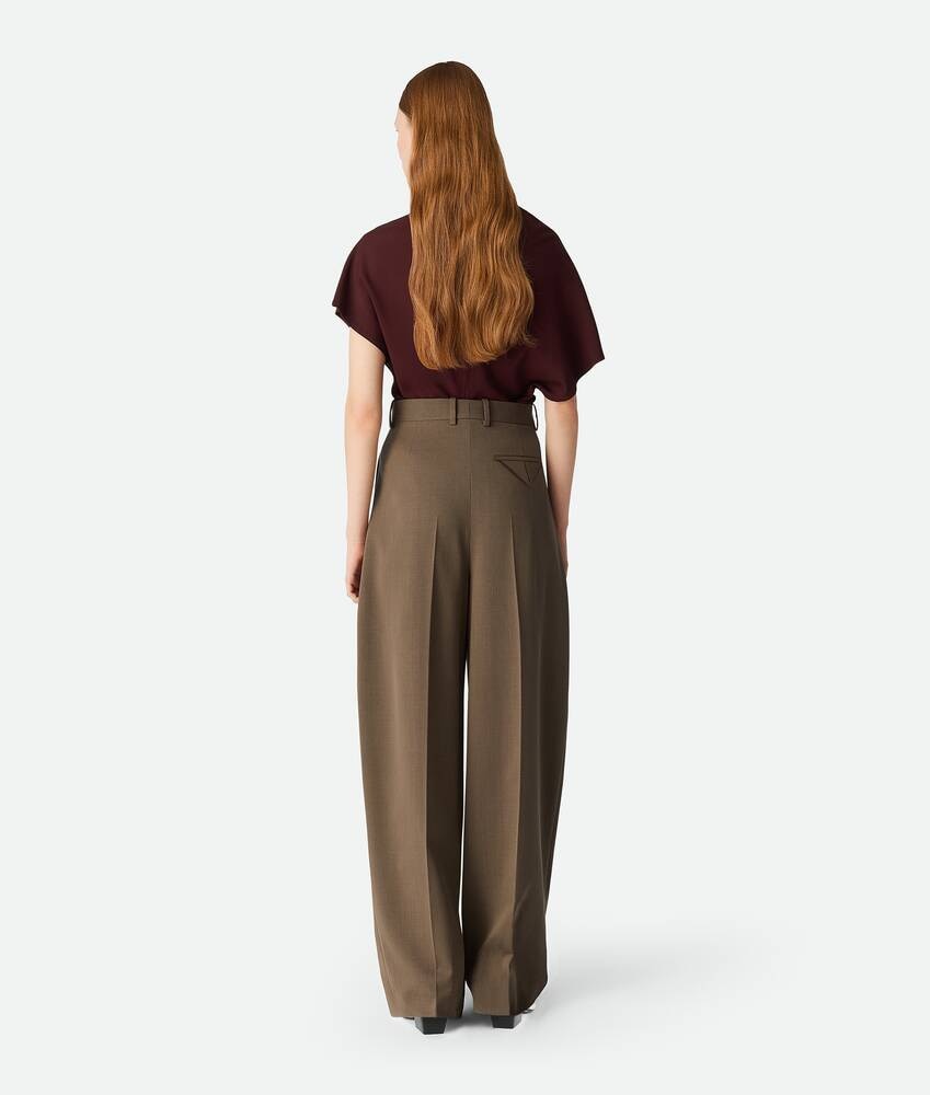 Bottega Veneta Pantalones rectos de lana Últimos 3 días