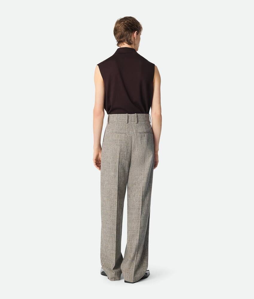 Bottega Veneta Pantalones rectos de viscosa con motas de color Grandes descuentos