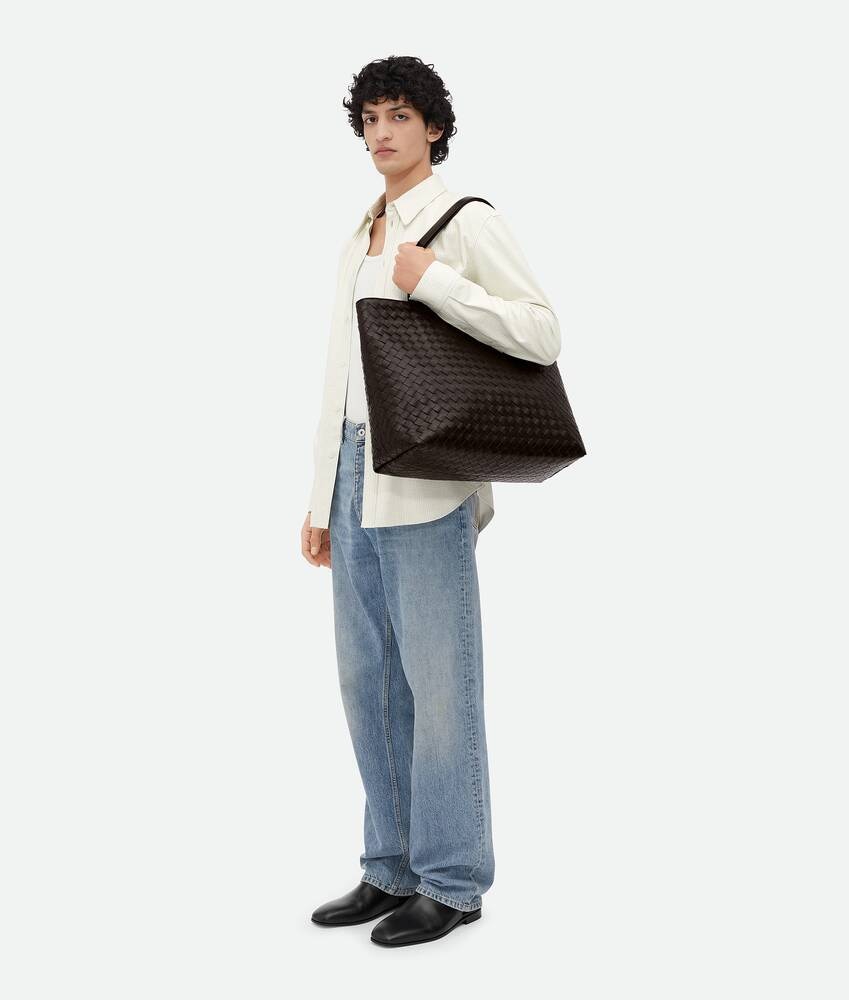 Bottega Veneta Bolso Tote Intrecciato grande con cremallera Descuentos del mes