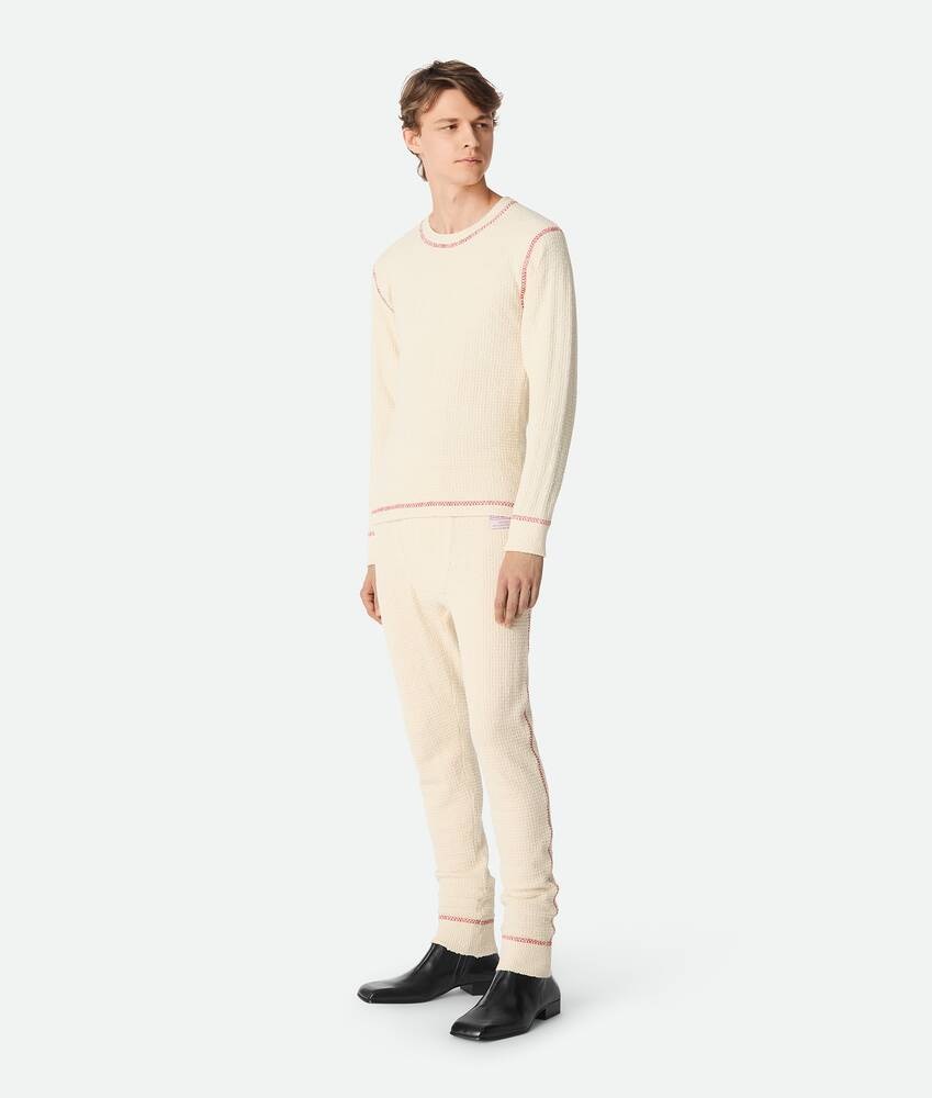 Bottega Veneta Jersey de algodón gofrado Mejor oferta