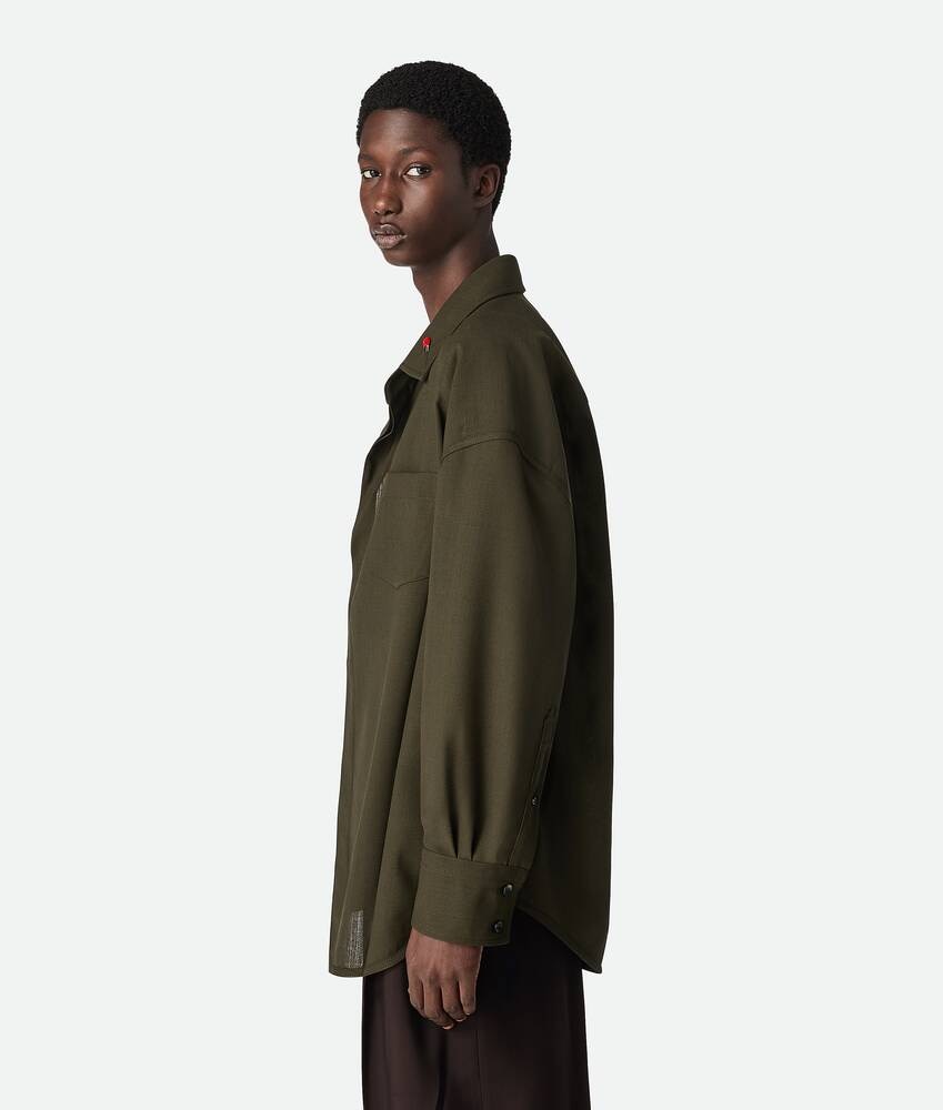 Bottega Veneta Camisa de lana ligera Envío gratis