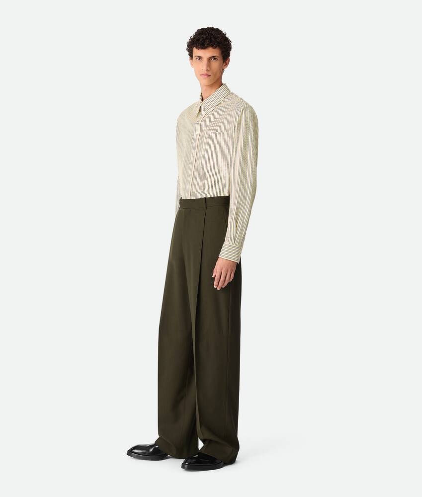 Bottega Veneta Pantalones Wide Leg de lana ligera Últimos 3 días